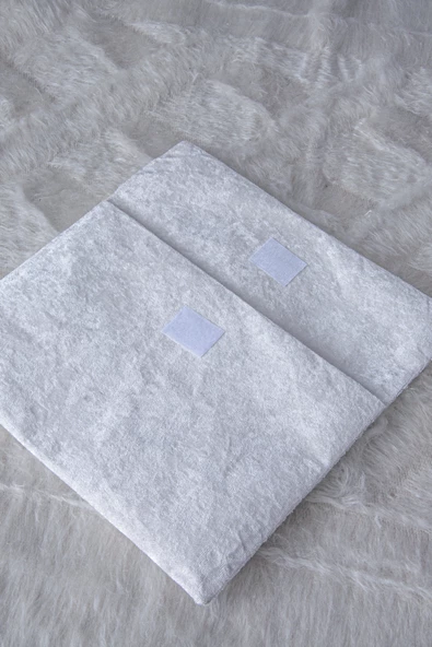 Orta Boy Kuranı Kerim Taşıma Çantası Beyaz - Resim 3