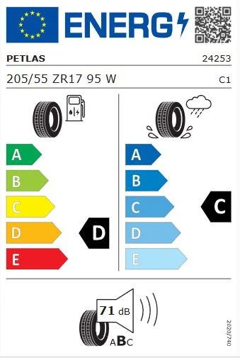 Petlas Velox Sport PT741 205/55 R17 95W Reinf. Yaz Lastiği - 2025 - Resim 2