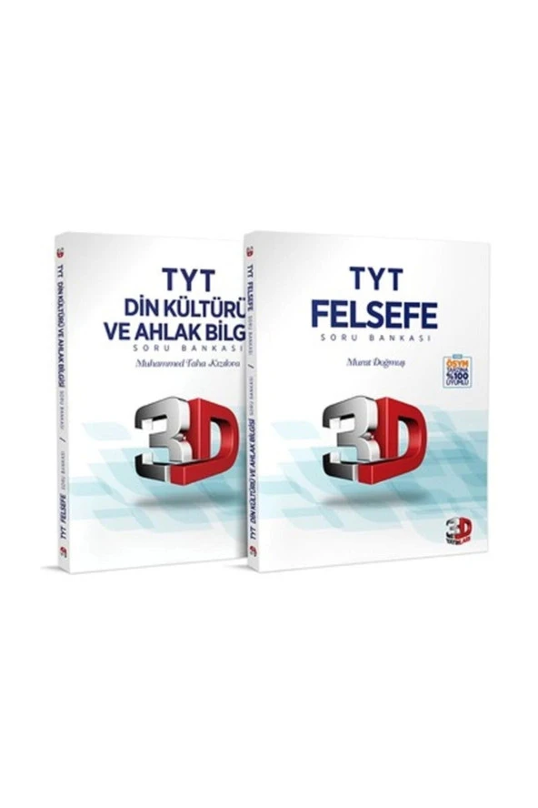 3D Yayınları TYT Felsefe ve Din Kültürü ve Ahlak Bilgisi Soru Bankası