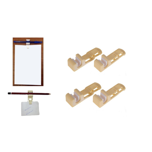 BİLGİSAYAR ASKI KALEM VE KAĞIT TUTTURMA APARATI 8 Lİ SET 5X2X2CM