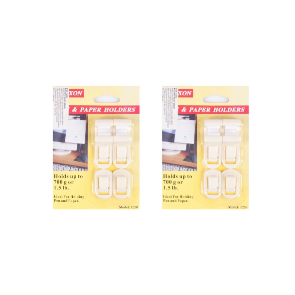 BİLGİSAYAR ASKI KALEM VE KAĞIT TUTTURMA APARATI 8 Lİ SET 5X2X2CM - 2