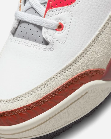 NİKE AİR JORDAN 3 RETRO ÇOCUK BASKETBOL AYAKKABISI-DV7027-108 - Resim 5