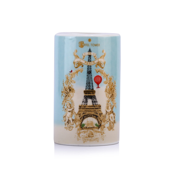 KALEMLİK ROMANTİK YEŞİL MODEL SERAMİK OFİS GERECİ 7X7X11CM - 3