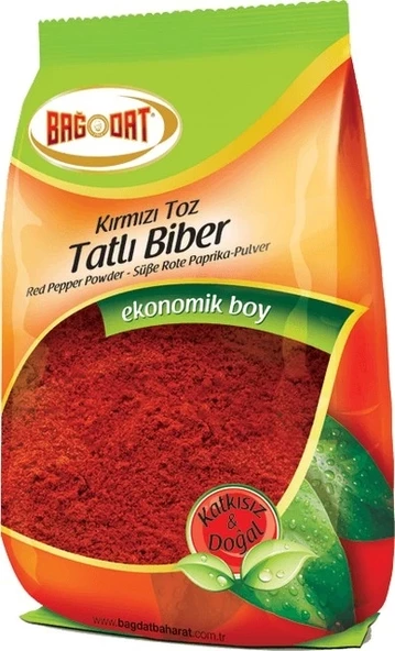 Bağdat Tatlı Kırmızı Biber Eko Poşet 250 Gr
