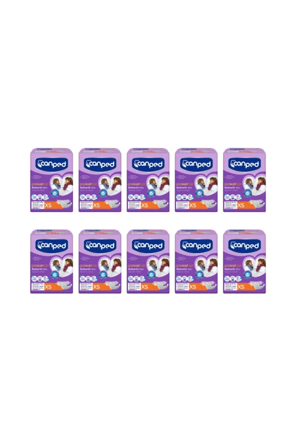 Canped Belbantlı Tekstil Hasta Bezi Ekstra Küçük (xs) 120 Adet
