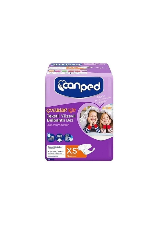 Canped Hasta Bezi Coçuklar Için Xs 12 Li Belbantlı 8690742310615