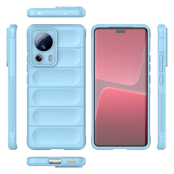 Xiaomi 13 Lite Kılıf Optimum Lens Çerçeveli Silikon Kapak - 12