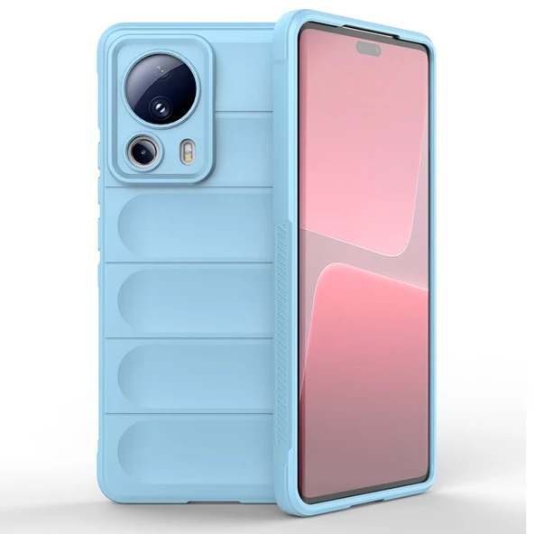 Xiaomi 13 Lite Kılıf Optimum Lens Çerçeveli Silikon Kapak - 11