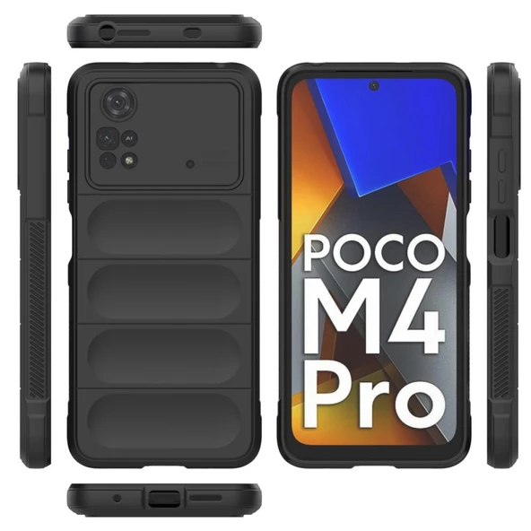 Xiaomi Poco M4 Pro 4G Kılıf Optimum Lens Çerçeveli Silikon Kapak - 3