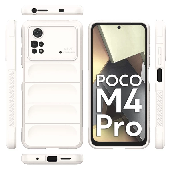 Xiaomi Poco M4 Pro 4G Kılıf Optimum Lens Çerçeveli Silikon Kapak - 9