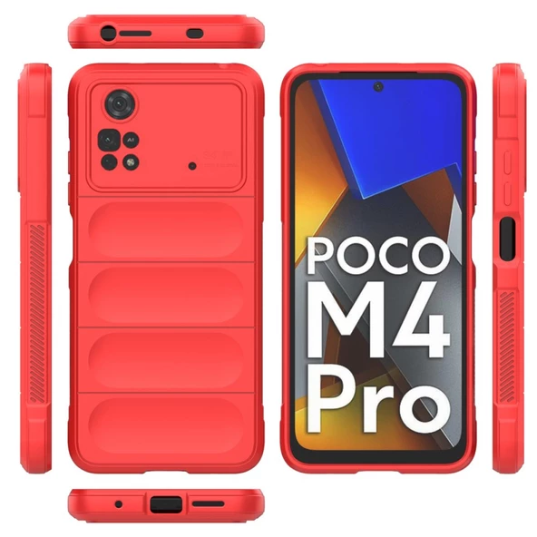 Xiaomi Poco M4 Pro 4G Kılıf Optimum Lens Çerçeveli Silikon Kapak - 12