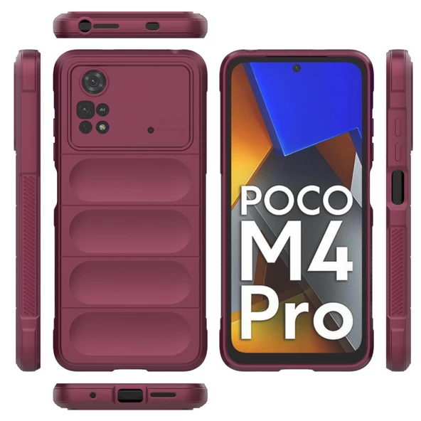 Xiaomi Poco M4 Pro 4G Kılıf Optimum Lens Çerçeveli Silikon Kapak - 6