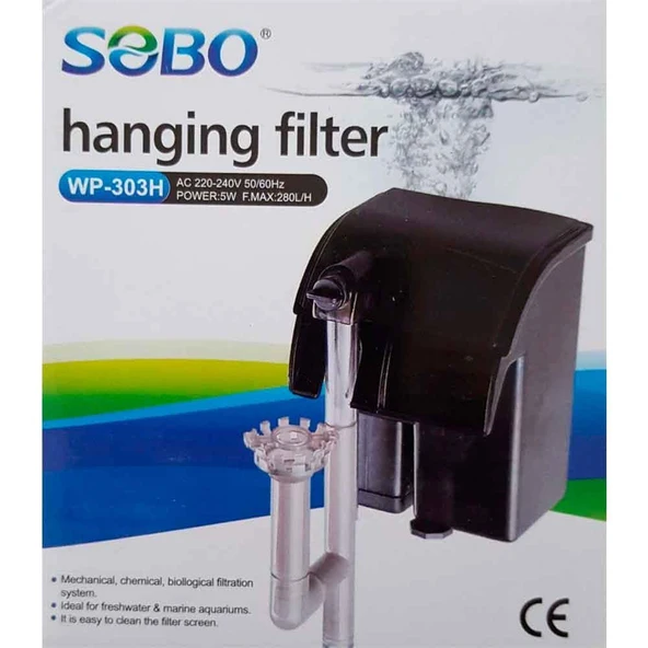 Sobo Mini Akvaryum Şelale Filtre 280 Lt/h 5 W ürün görseli