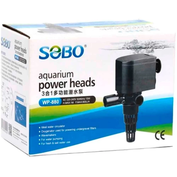 Sobo Sirkülasyon Motoru WP-880 800 l/h 15W ürün görseli 1