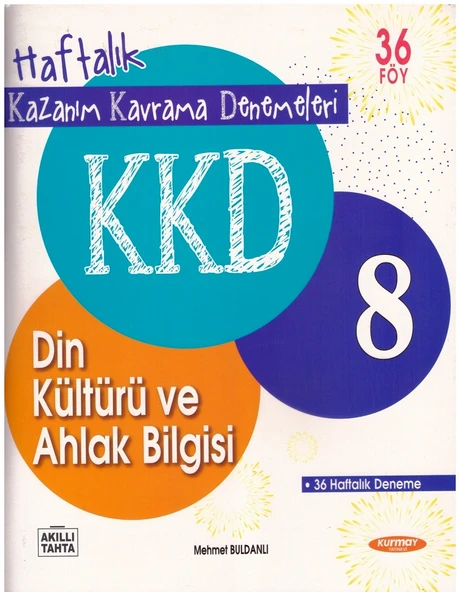 KURMAY 8.SINIF DİN KÜLTÜRÜ KAZANIM KAVRAMA DENEMELERİ