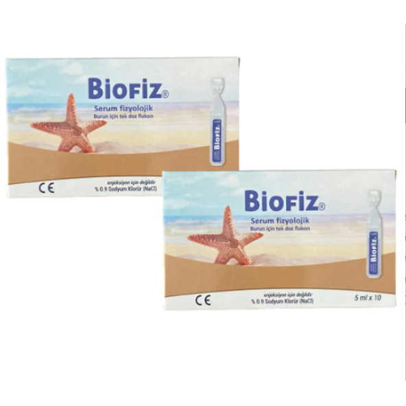 SERUM FIZYOLOJIK 10 FLAKON BIOFIZ 2Lİ