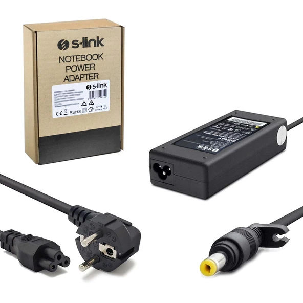 Notebook Adaptör 18.5V 3.5A 4.8X1.7Mm Hp S-Link Sl-Nba10 - 2