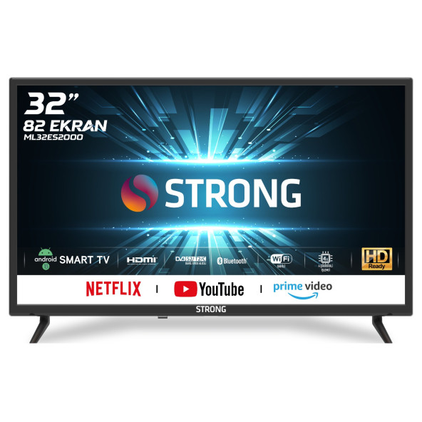 Strong ML32ES2000 32 82CM Ekran Hd Ready Uydu Alıcılı Android 13 Smart LED Tv