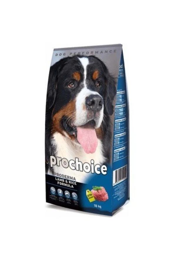 PROCHOICE DOG PRODERMA LAMB & RICE 18 KG