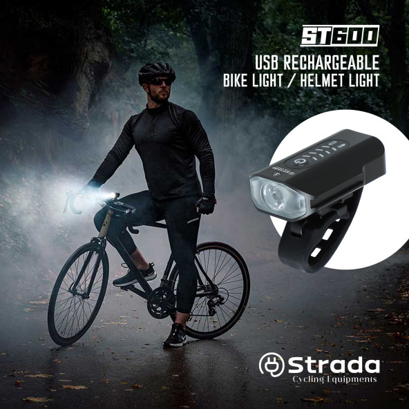 Strada St-600 Çift Yönlü Lityum Şarj Edilebilir Far - 8