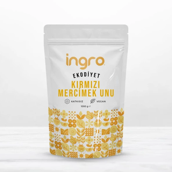 İngro Ekodiyet Kırmızı Mercimek Unu 1000 g - 1