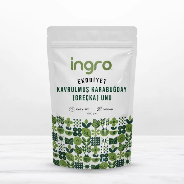 Ekodiyet Kavrulmuş Karabuğday Unu (Greçka Unu) 1000 g