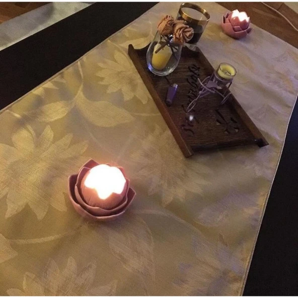 R-0171-BEJ RENGİ ÖZEL İNGİLİZ KUMAŞI RUNNER