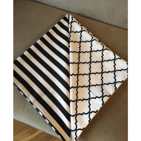 K-0161-SİYAH ÇİZGİLİ KIRLENT MODELİ - 2