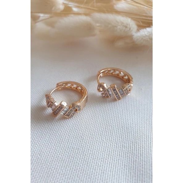 Taç Model VIP Halka Küpe