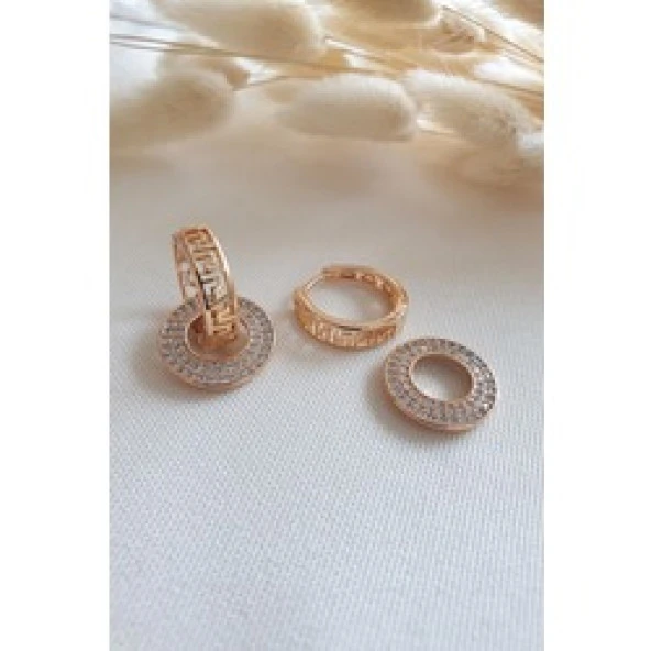 VIP Taşlı İkili Halka - 2