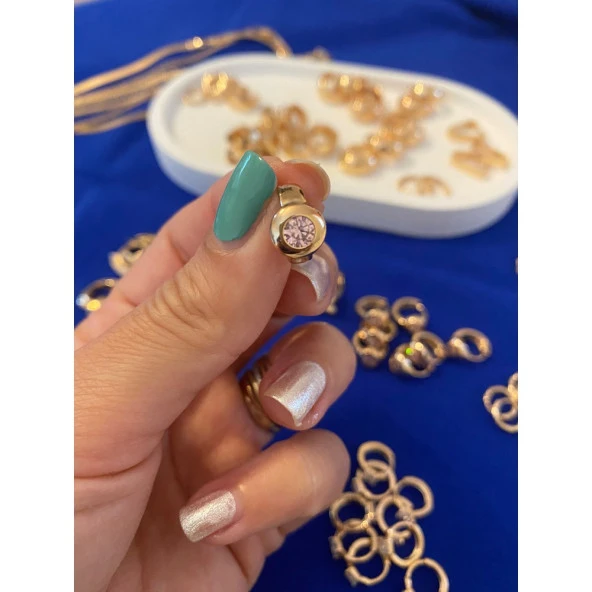 Vintage VIP Minimal Küpe - 2