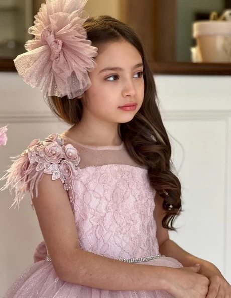 Uğur Böceği Çocuk Kat Kat Abiye Kostüm 3'lü Set - 2