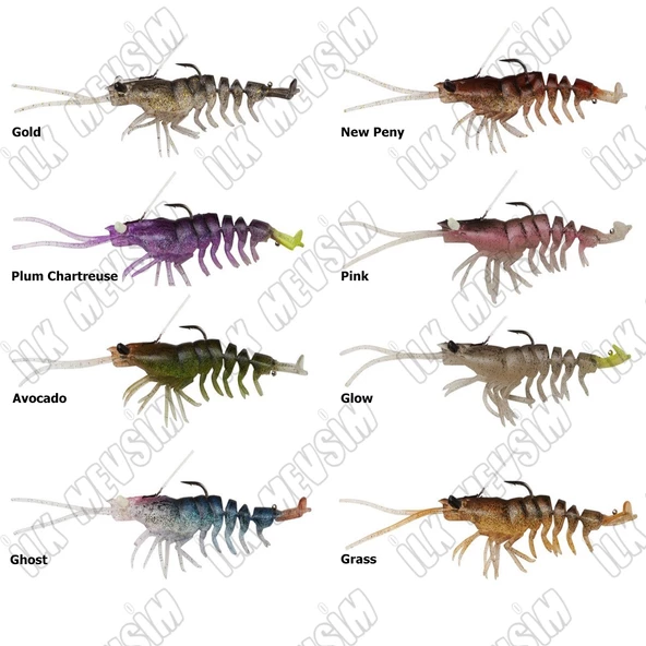 Savage Gear 3D Shrimp Weedless 9 cm 7 gr Silikon Karides - Resim 2