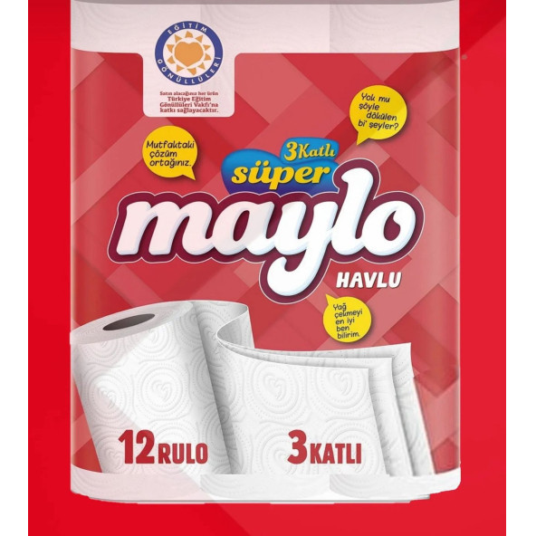 MAYLO RULO HAVLU 12Lİ