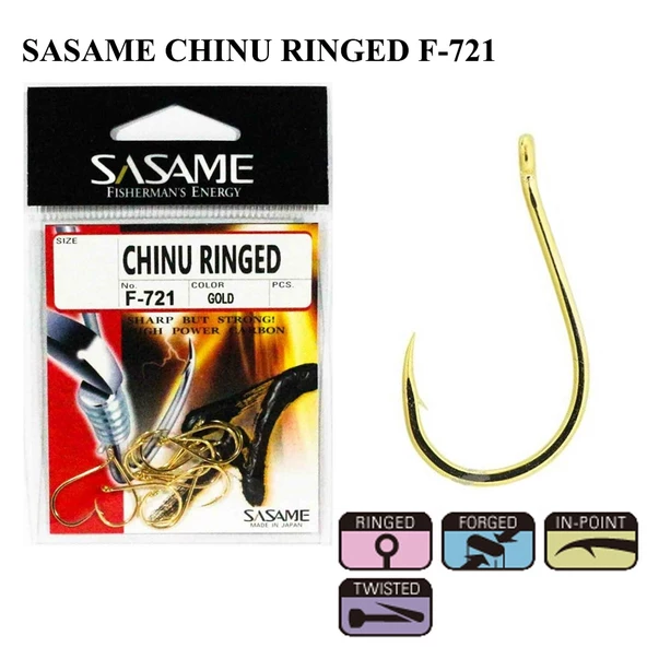 Sasame Chinu Ringed F-721 Gold İğne