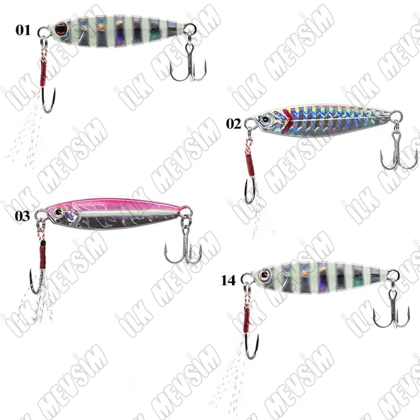 Remixon Rocky Shore Single 10gr Slim Jig Yem - Resim 2