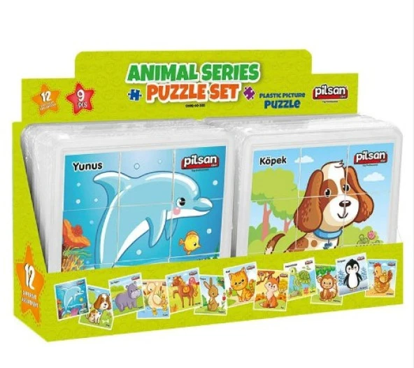 Pilsan 03-355 Animal Series Puzzle Set Eğitici Oyuncak