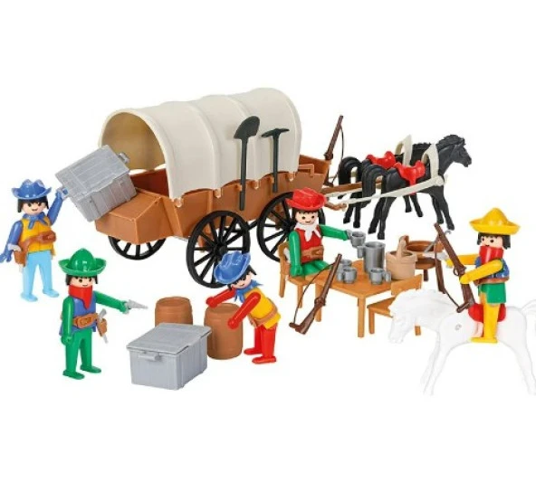 Pilsan 04-003 Mini Mekanik Serisi 3 Kovboy Arabası