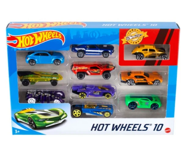 Hot Wheels 54886  10'luAraba Seti