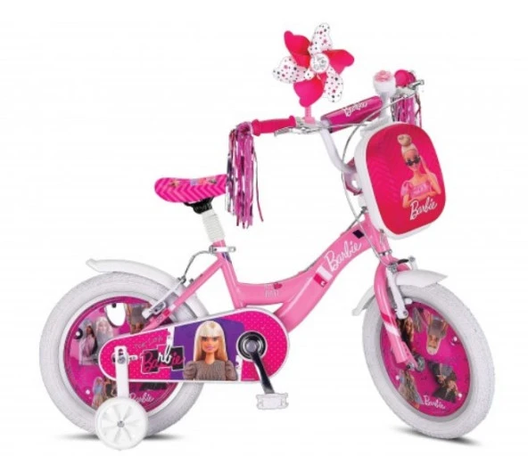 Ümit 1643 Barbie V 16 J Kız Çocuk Bisikleti - BMX Çantalı Pembe