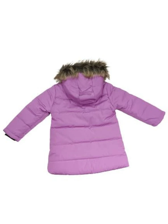 Cool Pink barış 3335 İçi Kürklü Kız Çocuk Kapşonlu  Mont - 7
