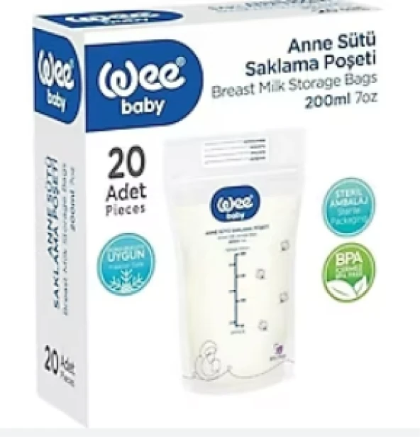 Wee 558 Süt Saklama Poşeti 20li - 2