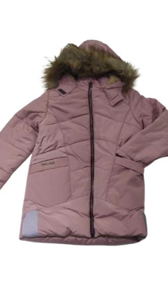 uğurböceğiçocuk Cool Pink 4045 Kız Çocuk Kapşonlu Kürklü Mont - 4