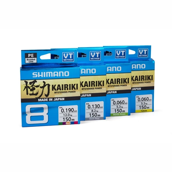 Shimano Kairiki 8B Mantis Green 300m İp Misina - Resim 3