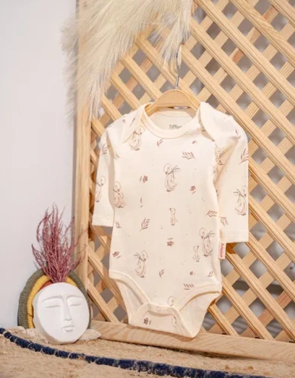 uğurböceğiçocuk Tiffany Mother Swan Organic Theme Kruvaze Badi 56011