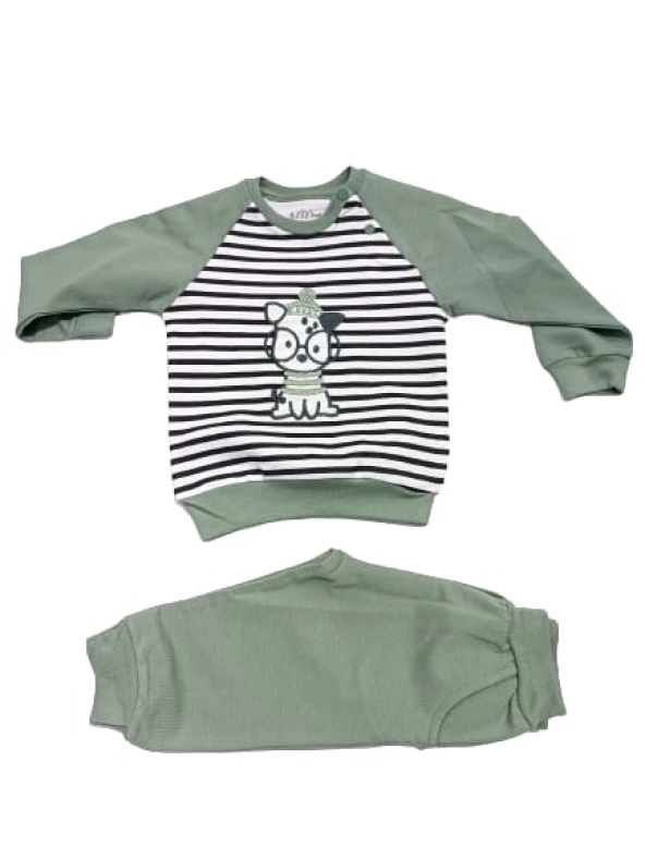 Aziz Bebe 2262  Bebek 2li Takım Çocuk Giyim İkili Takım - 3