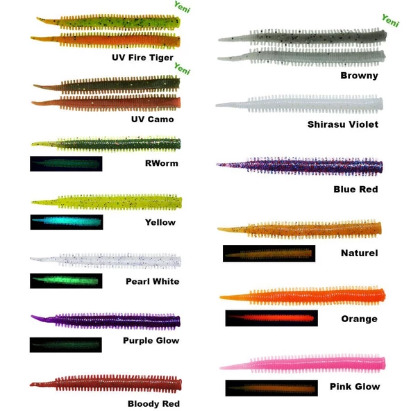 Fujin Yummy Sandworm 7cm Silikon Yem