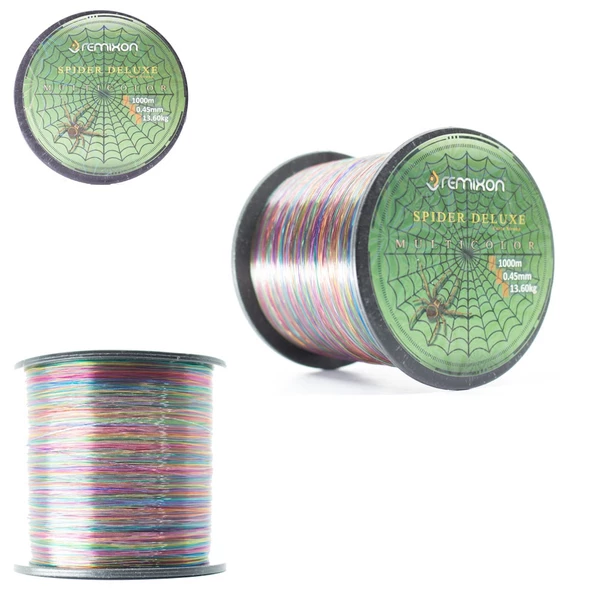 Remixon Spider Deluxe Serisi 1000m Multicolor Monofilament Misina