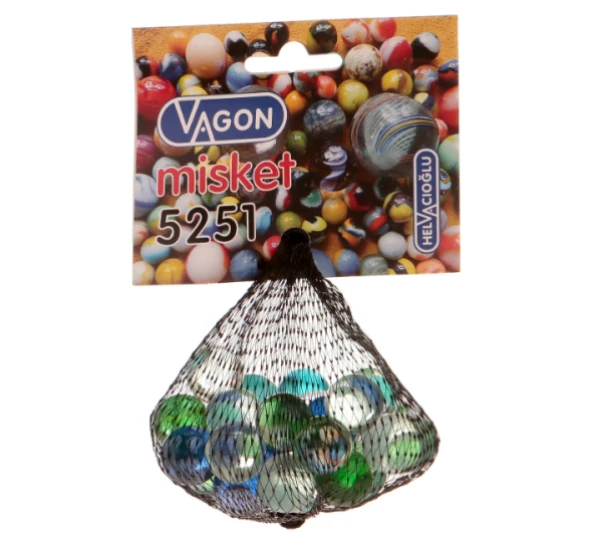 Asya Oyuncak Vagon Misket 25'li 5251