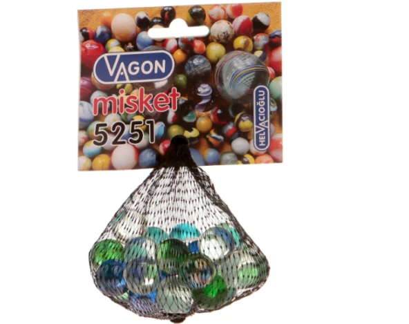 Asya Oyuncak Vagon Misket 25'li 5251 - 2